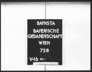 Berichte Hallbergs an Vieregg