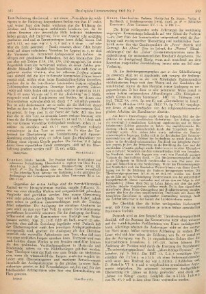 512-515 [Rezension] Kraus, Hans-Joachim, Psalmen