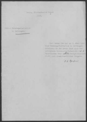 Dettingen/Erms mit Kappishäusern: Visitationsbericht (Werktagsvisitation) 1936