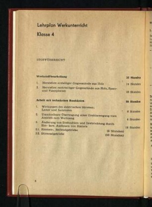 Lehrplan Werkunterricht Klasse 4