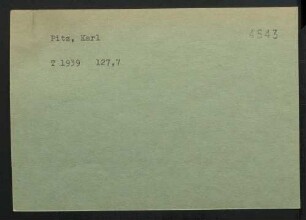 Pitz, Karl