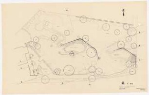 Garten Prof. Dr. Möhring, Calw: Lageplan 1:100
