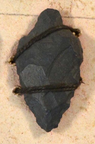 Stone arrowhead