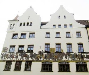 Nürnberg: Kammergebäude mit Kaufmannszug