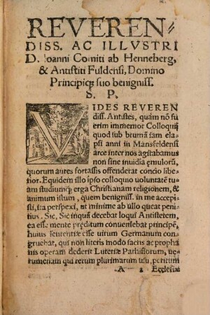Conciones Triginta Orthodoxae, Ecclesiastis Christiane Euangelizantibus, non adeo futur[a]e inutiles
