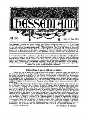 No. 12, 15. Juni 1887
