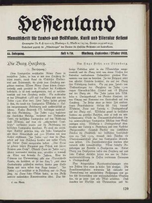 Heft 9/10, September/Oktober 1933