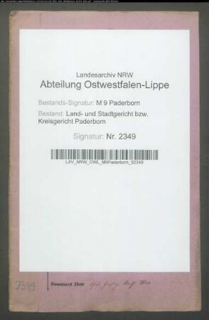 Erblasser: Kruse, Anton: