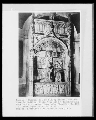 Grabmal des Don Juan de Padilla, gestorben 1491
