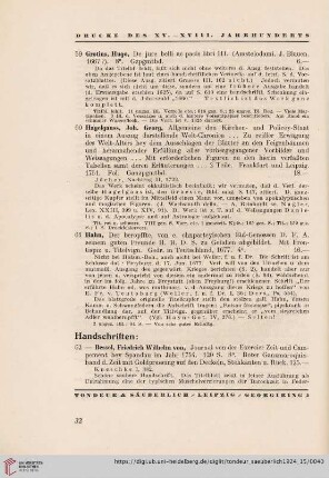 Handschriften (Nr. 62-160)