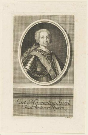 Bildnis des Carl Maximilian Joseph, Chur-Printz von Bayern