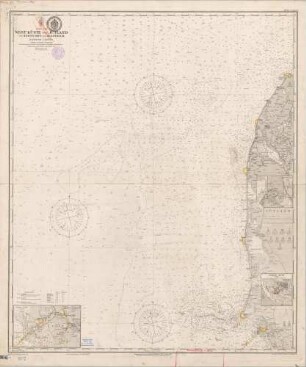 82 Nordsee; West-Küste von Jutland von Horns-Riff bis Hanstholm