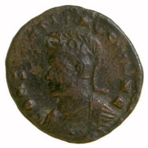 Münze, Follis, 322 - 323