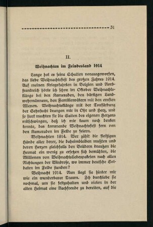 31-49, II. Weihnachten im Feindesland