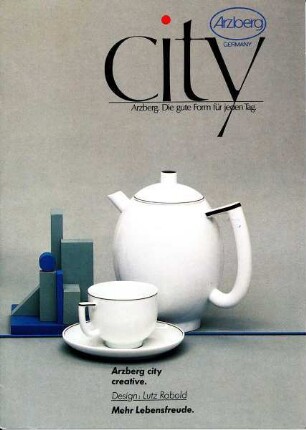 Produktprospekt "Arzberg City" mit Dekor "creative"