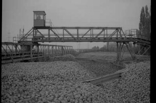 Lagerplatz mit Absetzanlage