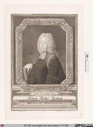 Bildnis Johann Gustav Reinbeck