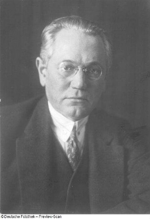 Porträt Hermann Kutzschbach (1875-1938; Dirigent)