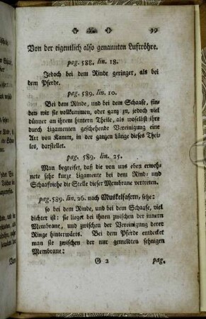 Von der eigentlich also genannten Luftröhre. - Von denen Aesten der Luftröhre.