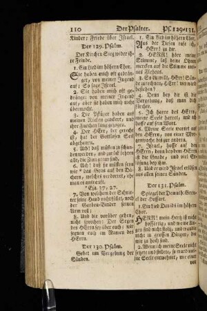 Der 131. Psalm.