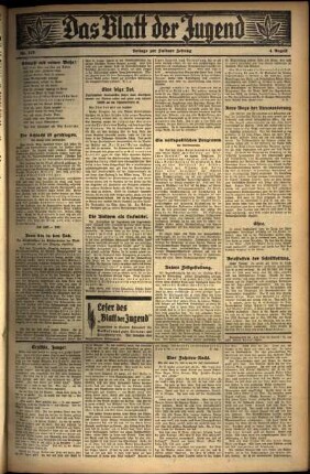 Zweite Ausgabe vom Donnerstag, den 04. August 1932.