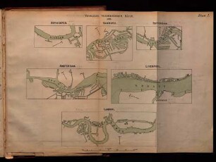 Vergleiche Verschiedener Häfen 1898 Hamburg.