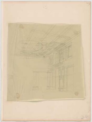 Thiersch, Friedrich von; Wiesbaden; Kurhaus - Innenraum (Perspektive)