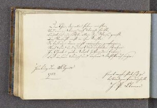 Johann Philipp Clamer. – Hamburg, 12.04.1782