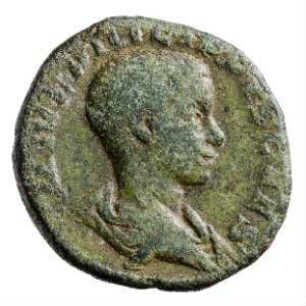 Münze, Sesterz, 244 - 246 n. Chr.