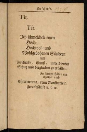 Zuschrift.