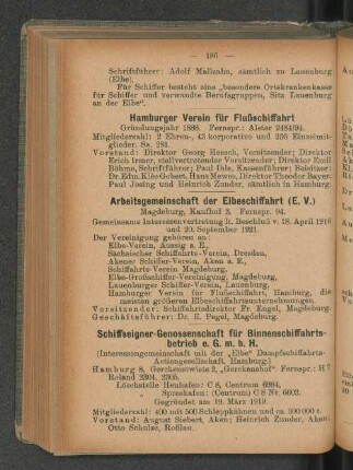 Arbeitsgemeinschaft der Elbeschiffahrt (E. V.)