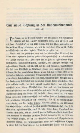 166-182 Eine neue Richtung in der Nationalökonomie : Schluß