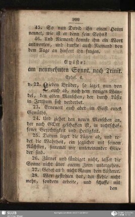 [Am neunzehnten Sonntage nach Trinitatis]