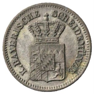 Fundmünze, Kreuzer, 1863