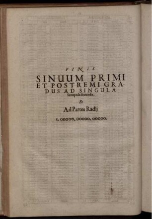 Fixis sinuum primi et postremigra dus ad sigula.