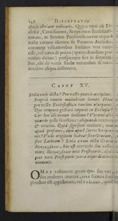 Caput XV. - XVIII.