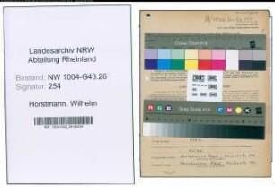 Entnazifizierung Wilhelm Horstmann , geb. 06.08.1895 (Fuhrmann)