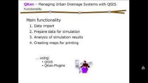 QKan - QGIS and database based system for managing urban drainage system data