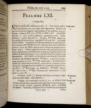 Psalmus LXI. - Psalmus LXIII.