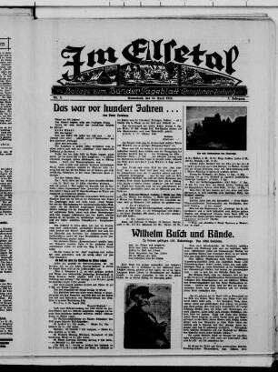 Im Elsetal. 1931-1938