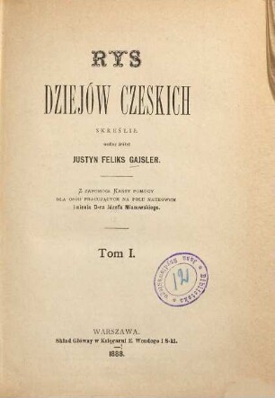 Rys dziejów czeskich, 1