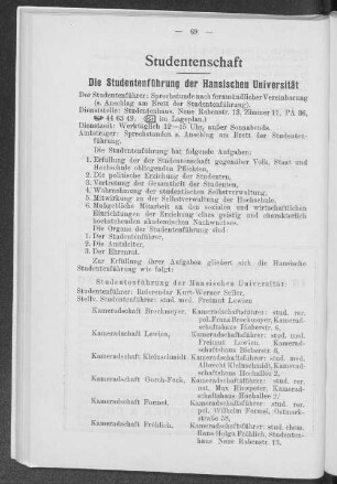 Studentenschaft