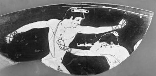 Schale — Faustkämpfer