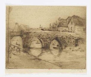 Alte Brücke in Dinan