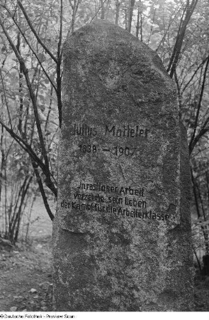 Gedenkstein für Julius Motteler