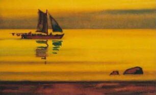 Fischerboot auf ruhiger See