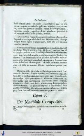 Caput VII. De Machinis compositis.