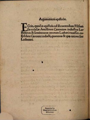 Canonici Indocti Lvtherani