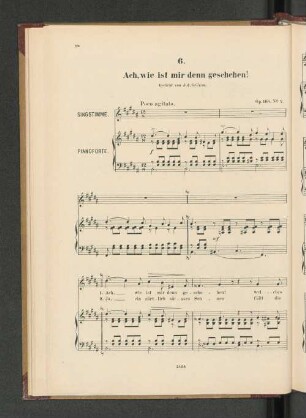 6. Ach, wie ist mir denn geschehen! [Piano.]