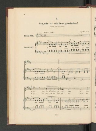 6. Ach, wie ist mir denn geschehen! [Piano.]